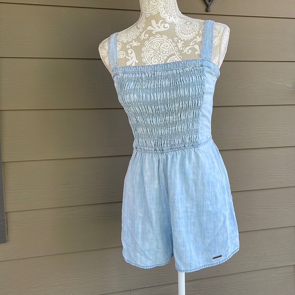 A&F chambray romper
